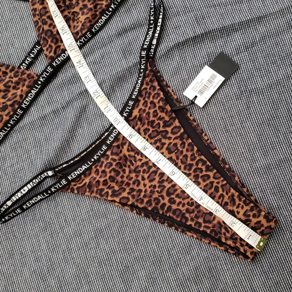 KENDALL+KYLIE Small Leopard Bikini Woman Size XL - Picture 4 of 6